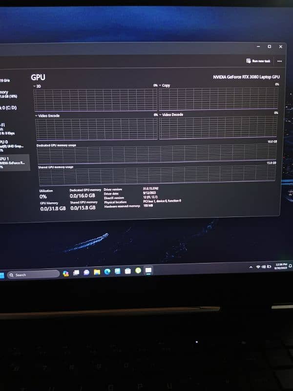 HP OMEN i9 RTX 3080 VRAM 16gb 1