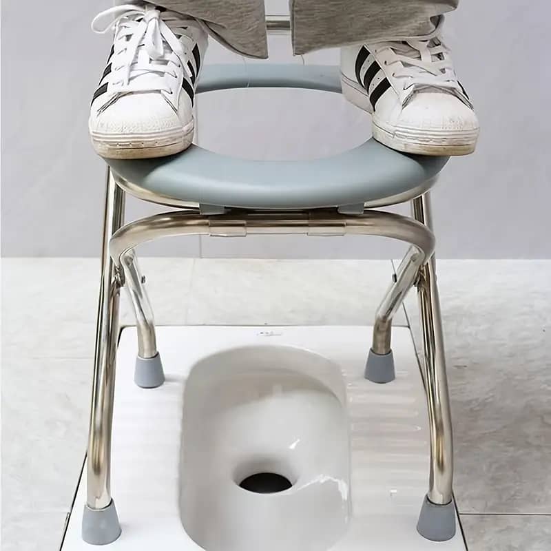 Commode Stool For Travelling | Stainless steel Commode Stool 2