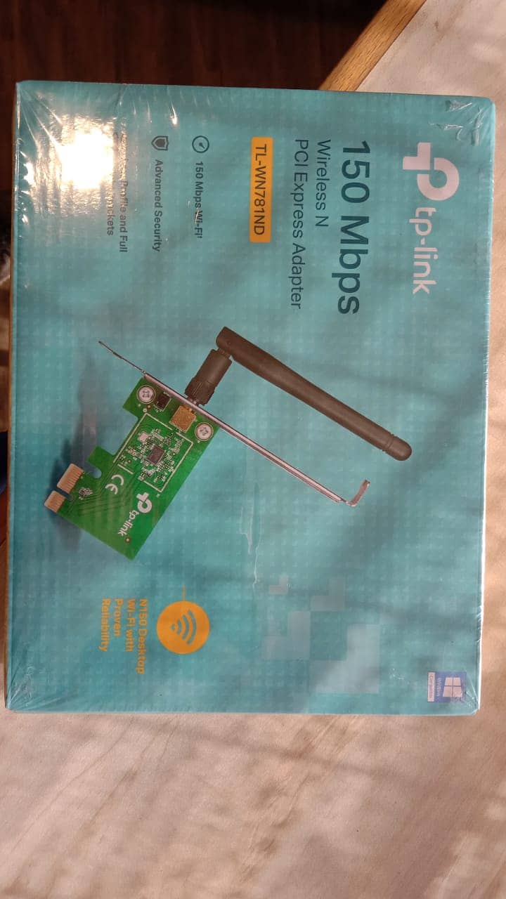 TP-Link Wi-Fi Card TL-WN781ND 150Mbps Wireless N PCI Express Adapter. 0