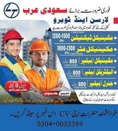 we are hiring for Saudi Arabia