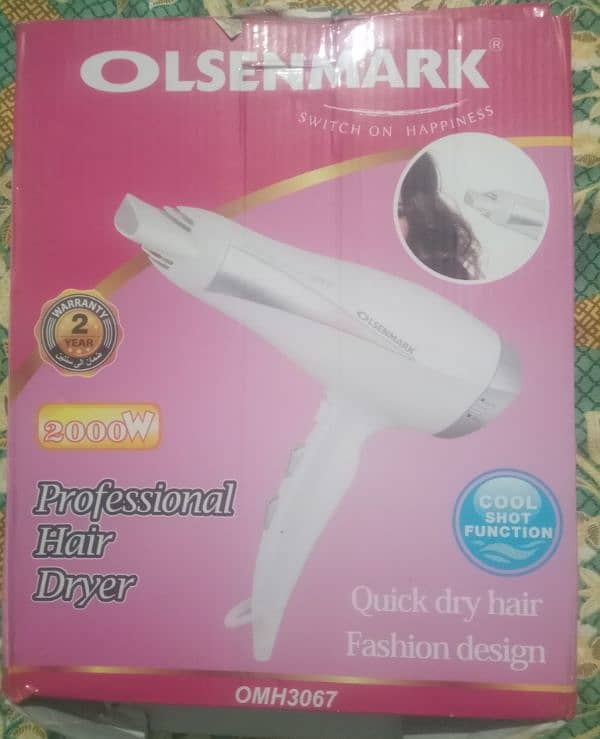 Olsenmark professional hair dryer 0