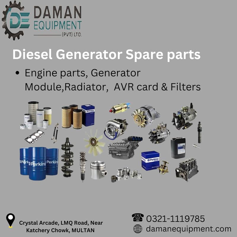 Generator Spare parts UK Perkins 0