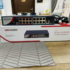 Hikvision 16 Port PoE Switch