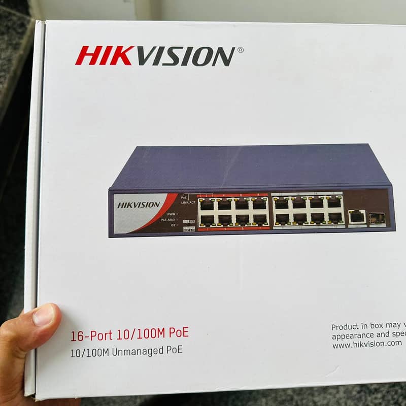 Hikvision 16 Port PoE Switch 3