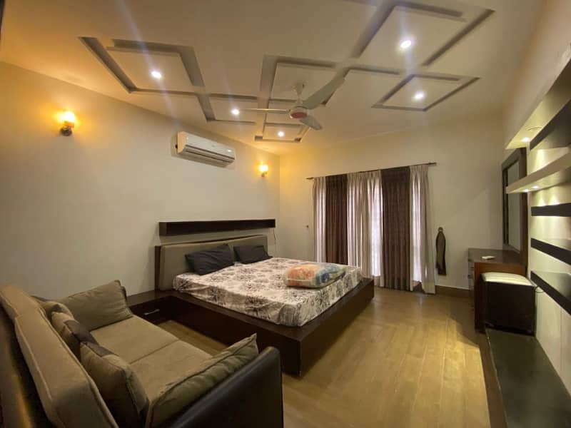 8 Marla luxury furnished house available for rent in sector B Bahria Town 22