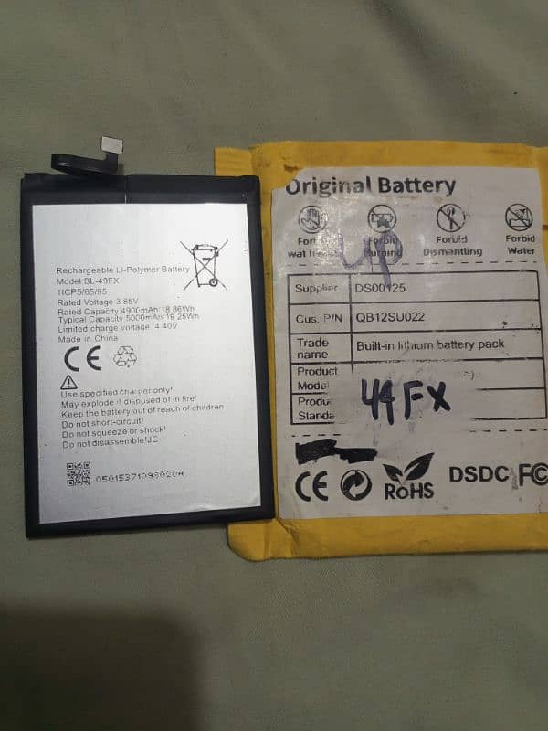 Tecno or Infinix Battery Model (BL-49FX) 0