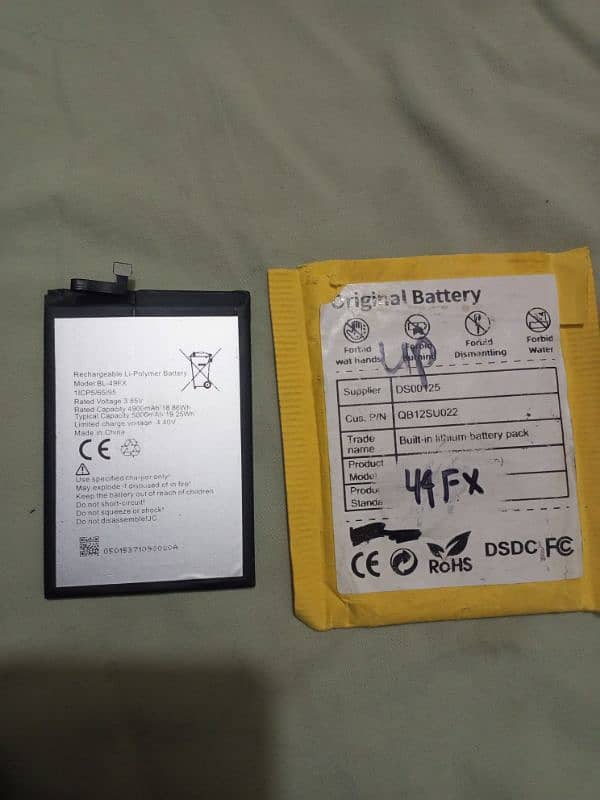 Tecno or Infinix Battery Model (BL-49FX) 2