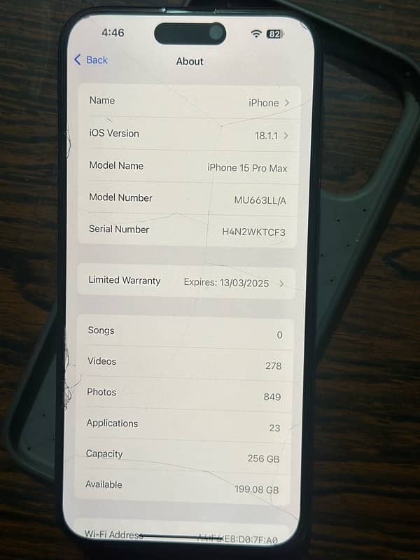 iPhone 15 pro max 256 gb JV non PTA 1