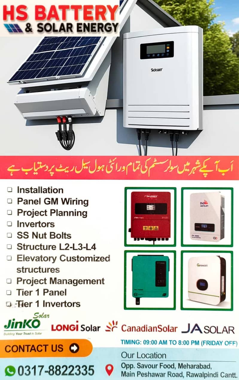 5kw/ 3kw Solar inverter/sytem with installation 0