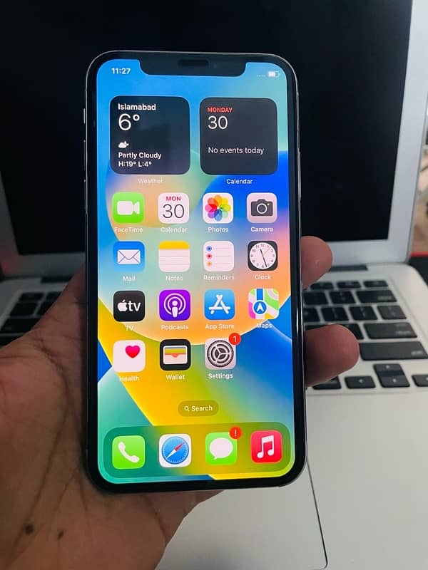 iPhone x 256 gb official pta approve 2