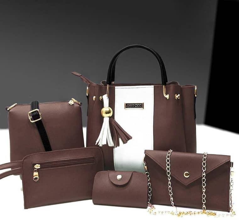 5 PC women handbag set 3