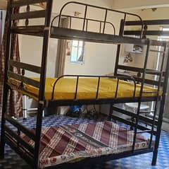 iron bunk bed