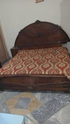 king size bed set solid wood