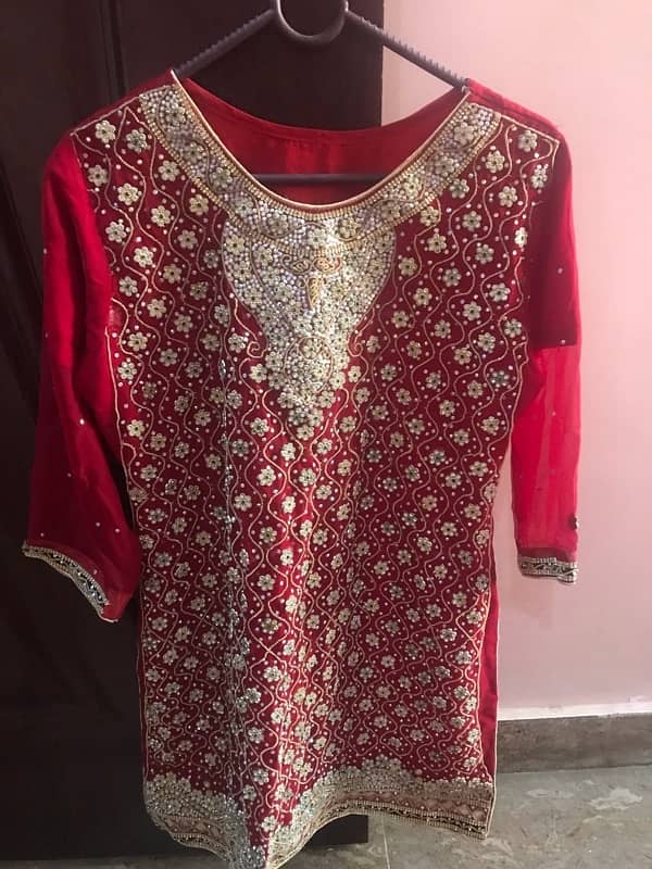 bridal dress barat or walima both 2