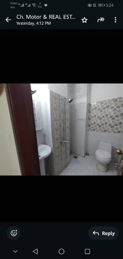 FLAT 1Bed attached bath TV lounge kitchen Available phase 5 Ghauri Ghouri Town Islamabad