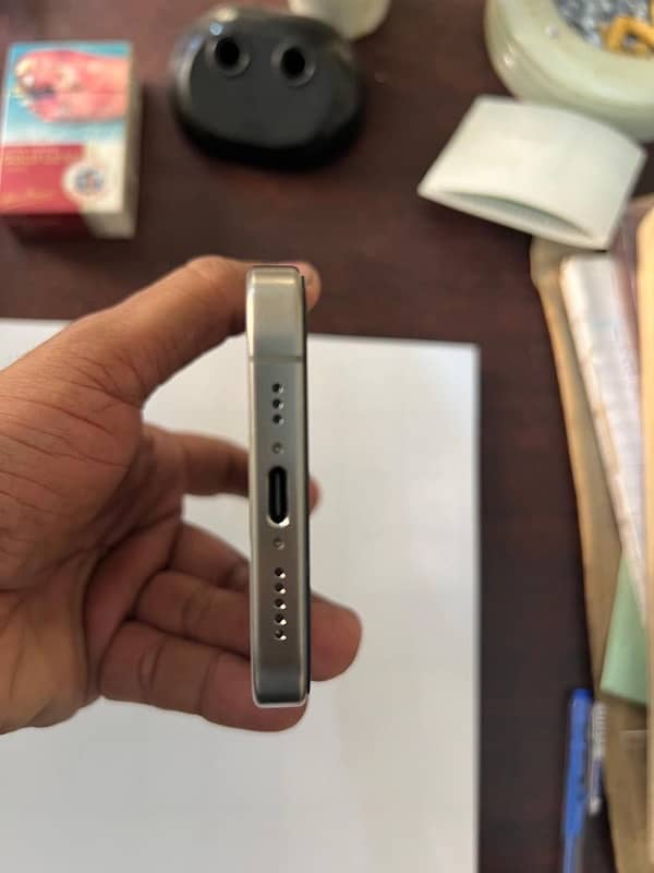 iPhone 15 Pro (Natural Titanium) PTA Approved Complete Box 5