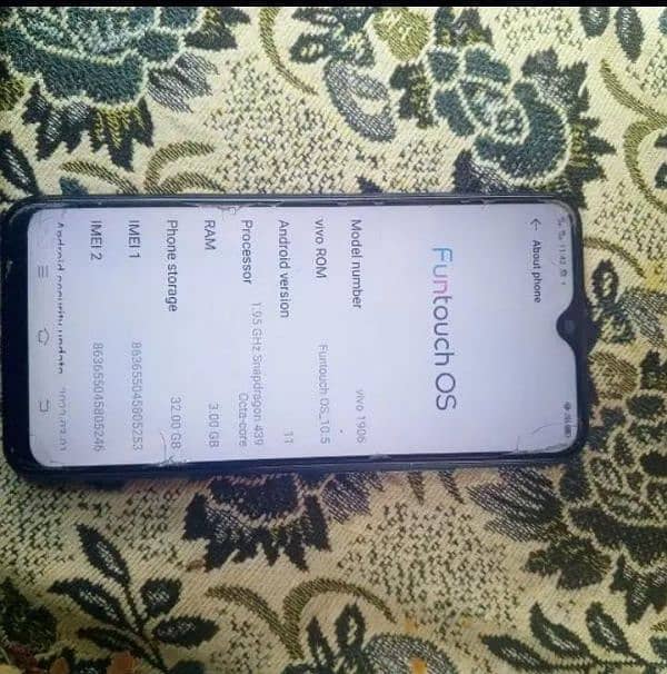 I am selling for vivo 19 for sale 3 32 good condition 1