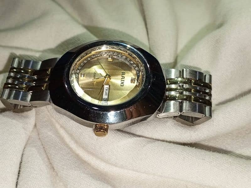 . RADO watch in silver and gold 2