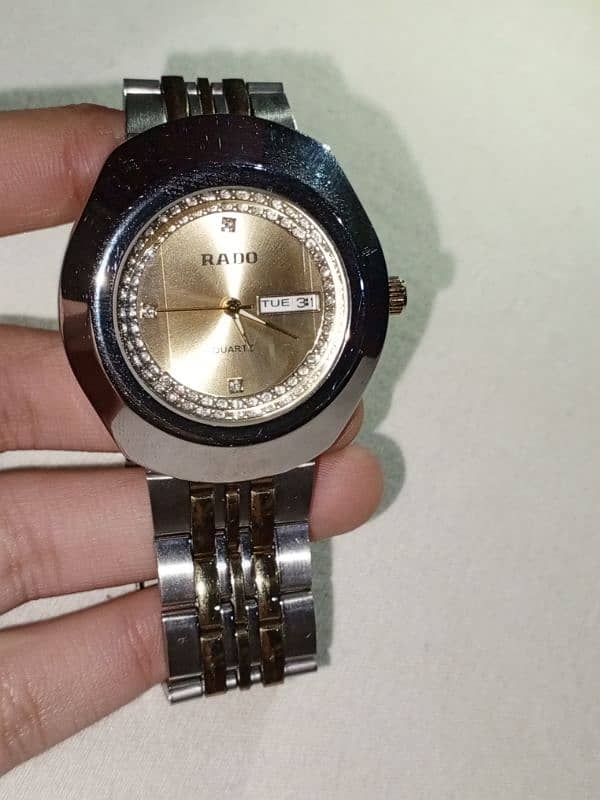 . RADO watch in silver and gold 3