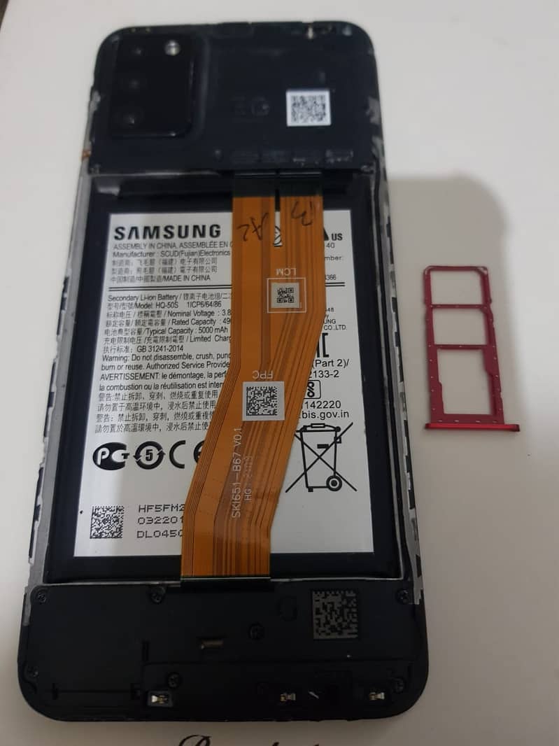 Panel, Battery, Camera & Parts Samsung Mobile A02s (SM-A025F/DS) 2