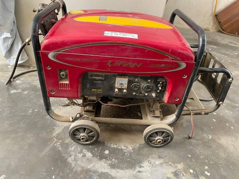 Lifan  Petrol & Gas Generator 3 KW – LF3800GF-4 – Red 0