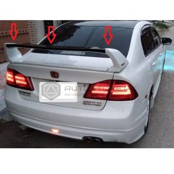 Honda reborn 2006 to 2012 spoiler 0