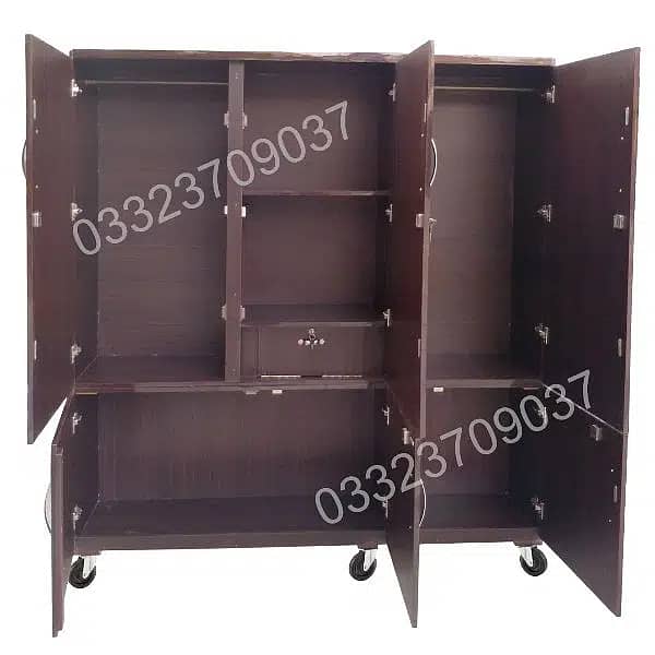 6x6 Feet 20" Depth Wooden Large Cupboard Wardrobe almari cabinet safe 2