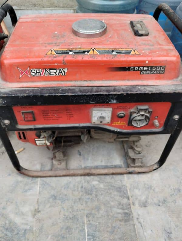 saaf suthra chalta WA generator hai gas n petrol both 0