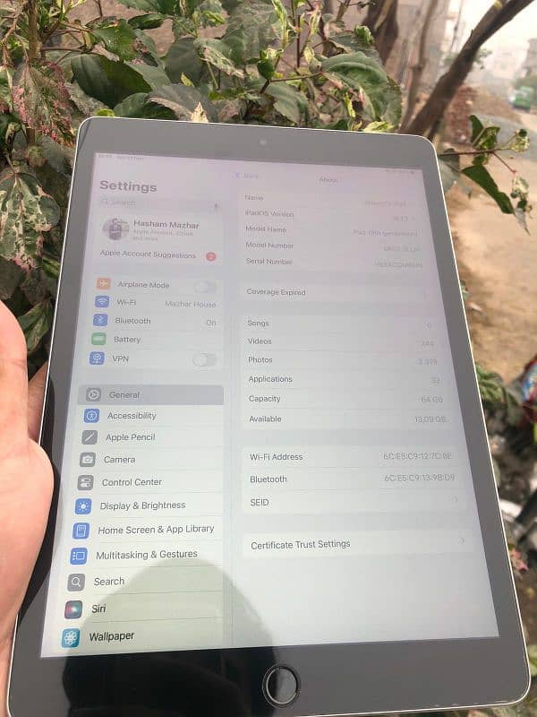 ipad 9th Generation 64gb with original pencil 6