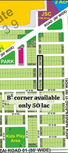 POSSESSION CORNER PLOT AVAILABLE FOR RESIDENTIAL CLIENT IN B1