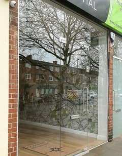 shop front glass