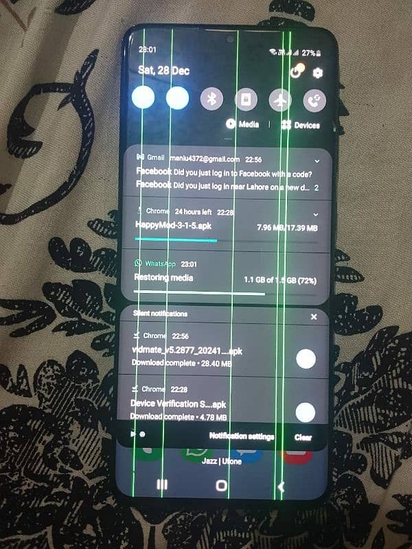 Samsung s20+ official pta prove double sim 1