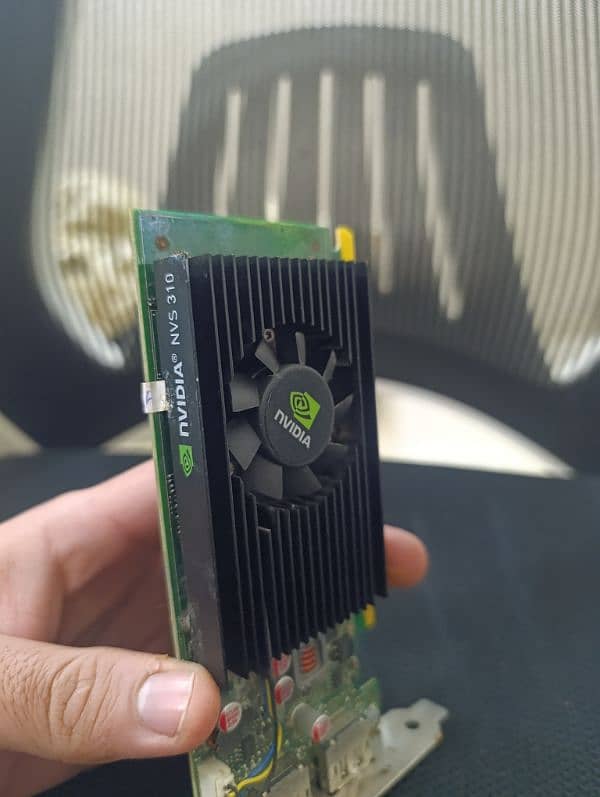 Nvidia NVS 310 Graphic Card, 8 GB Ram, Cooler 4