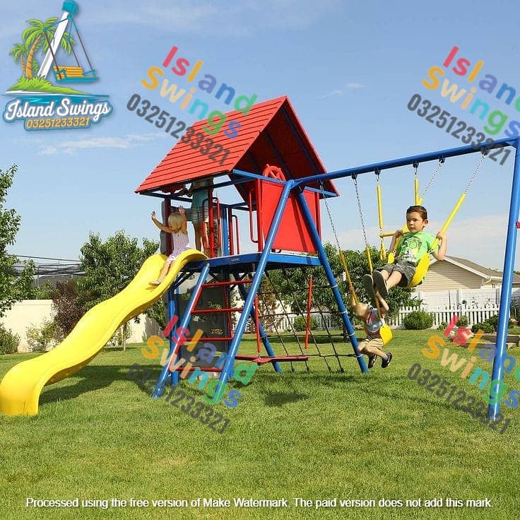 Kids Slides / Swings /Jhulay / Home Decore/ Playgroung /Outdoor Swing 1