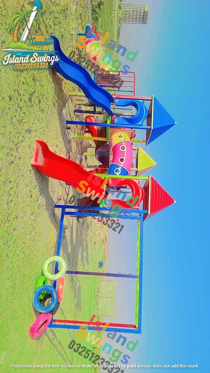 Kids Slides / Swings /Jhulay / Home Decore/ Playgroung /Outdoor Swing 8