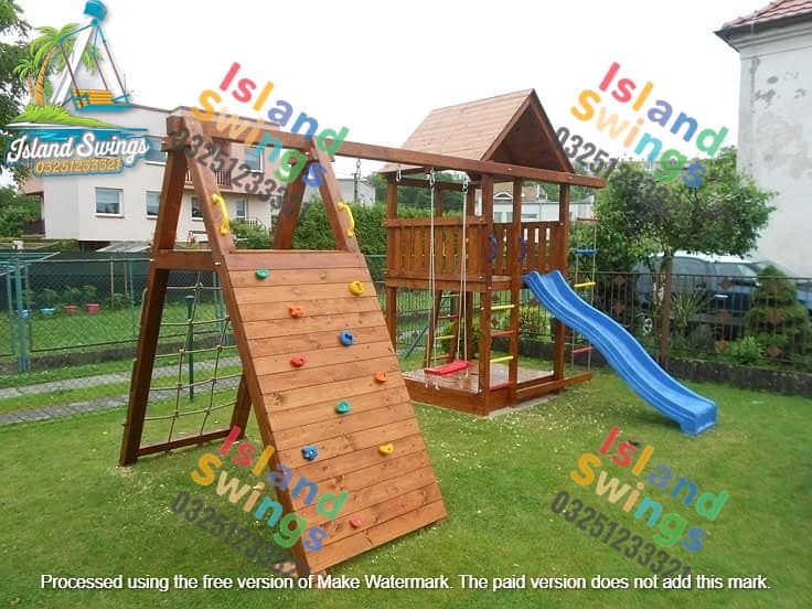 Kids Slides / Swings /Jhulay / Home Decore/ Playgroung /Outdoor Swing 9