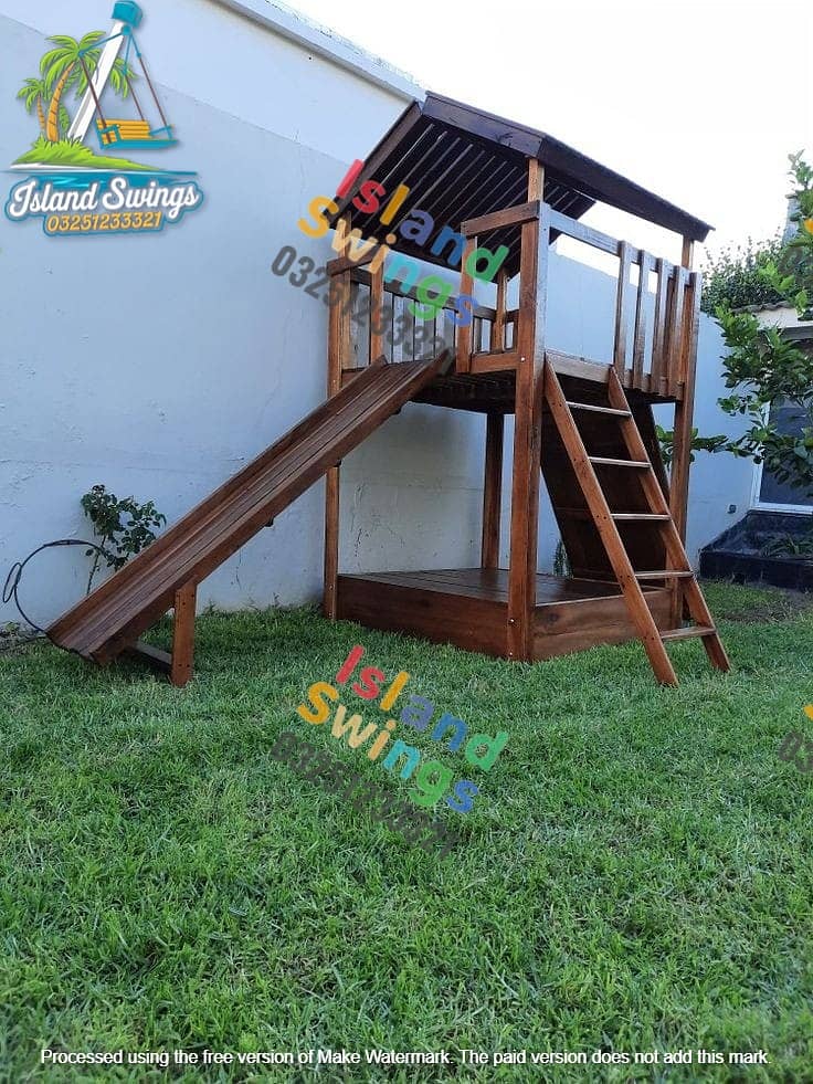 Kids Slides / Swings /Jhulay / Home Decore/ Playgroung /Outdoor Swing 14