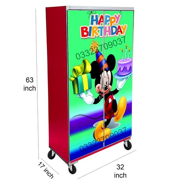 5x3 feet Carton Theme cupboards in different Designs 2
