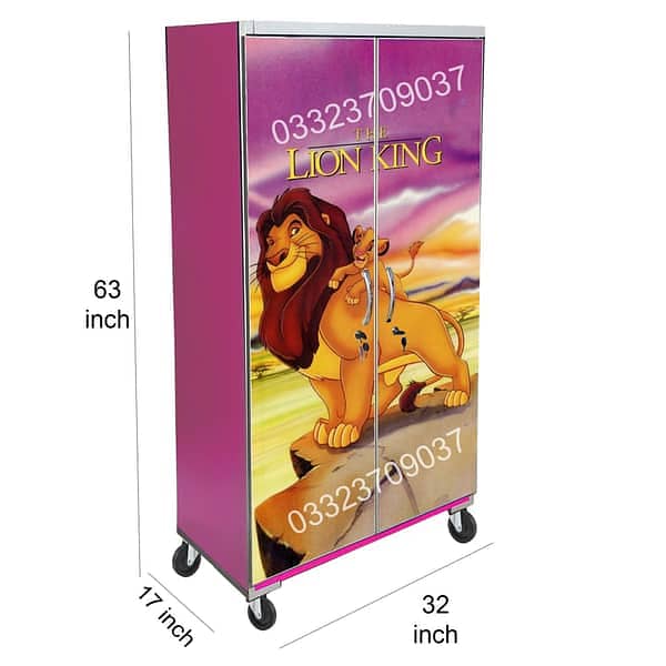 5x3 feet Carton Theme cupboards in different Designs 4