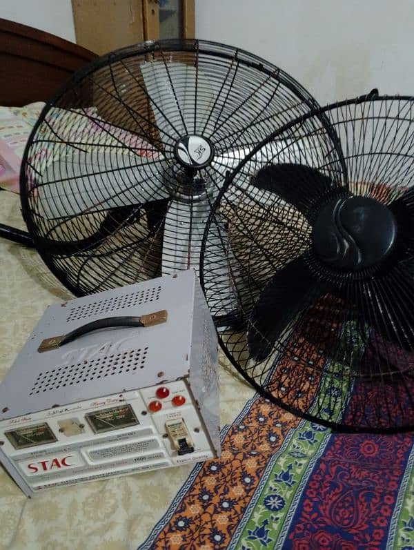 2 fans and 1 stabilizer Rs 17000 3