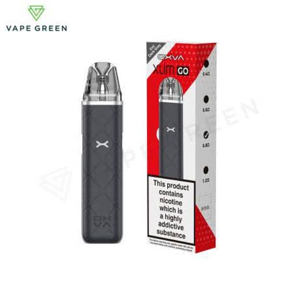 XLIM OXVA GO NEW 30WAT AND COIL 0.6 OHMS AND 1000MAH BATTERY 0