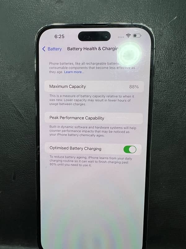 14 pro max 256gb 10by9 condition 88 health 6
