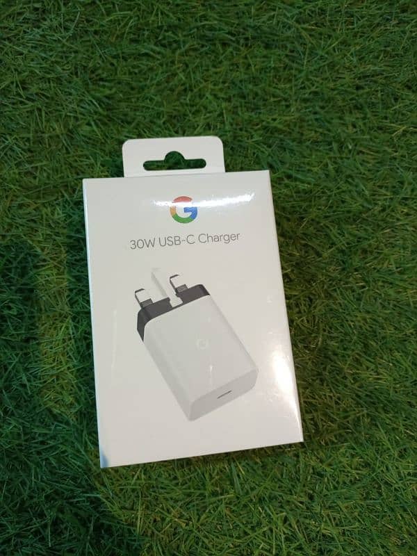 Google Pixel 30 Watt Rapid Charger With C To C Cable Box Pack 0