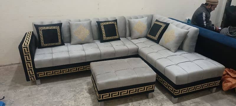 L shaped corner sofa 0