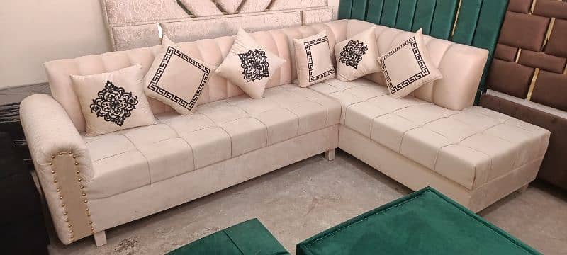 L shaped corner sofa 6