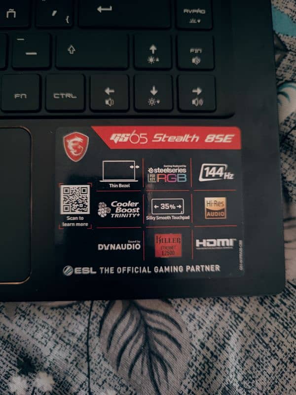 MSI THIN GS65 144 HZ 1