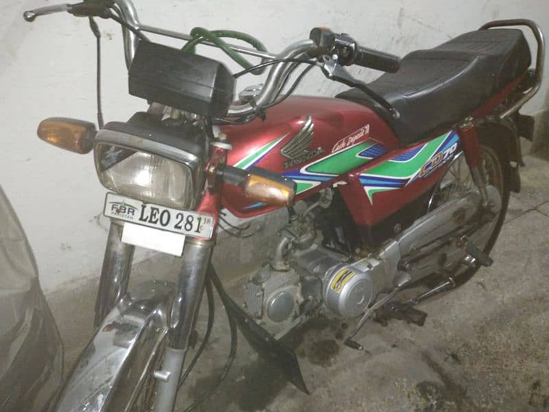 Honda CD 70 model 2018 7