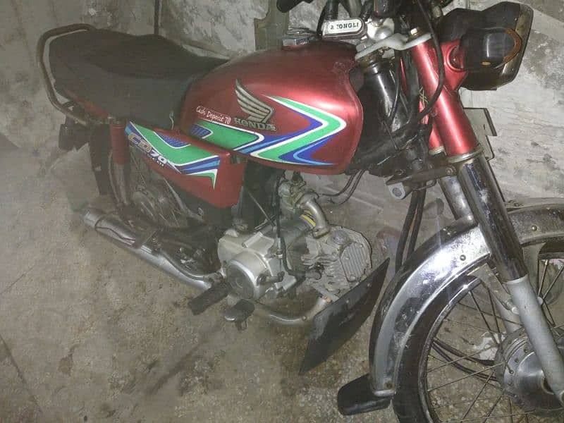 Honda CD 70 model 2018 9