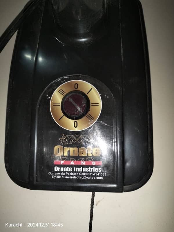 Orante Bracket Fans Good Condition 0