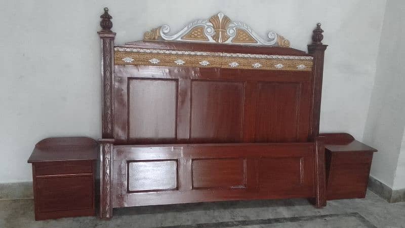 bed/double bed/bet set/ wooden bed 1